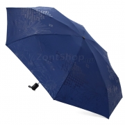 Компактный облегченный зонт Три Слона L-4898 (C) 17913 Цветы бабочки Синий