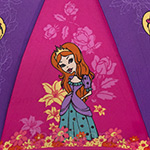Зонт детский Zest 21551 2668 Маленькая Принцесса (с фонариком)