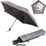 Зонт AMEYOKE OK55-L (07) Серебро-черный