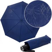 Компактный облегченный зонт Три Слона L-4898-C (17913) Цветы бабочки Синий