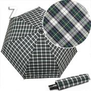 Зонт Три Слона L3767 01905 Клетка серый зеленый синий, женский