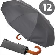 Зонт Ame Yoke OK69-12HW (03) Серый