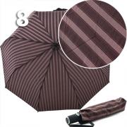 Зонт Три Слона М-8801 6893 Коричневый, серая полоса