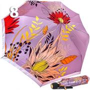 Зонт Три Слона L-3854 (A) 18765 Цветы, Серый (сатин)