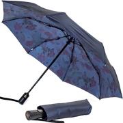 Зонт Три Слона L-3880 (A) 18777 Пионы двухсторонний синий (сатин)