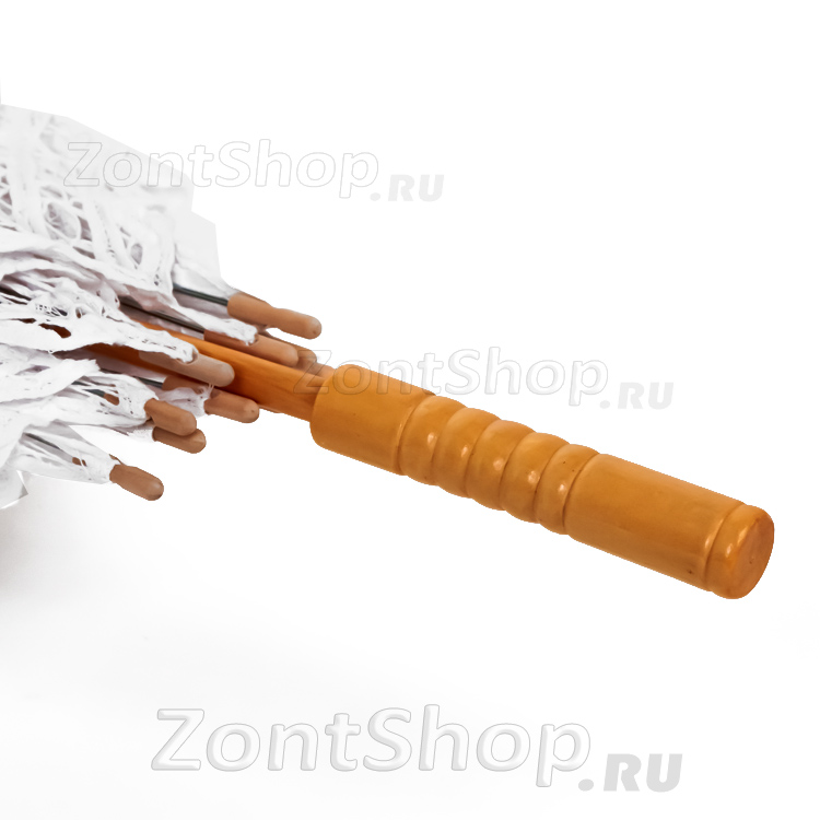 Зонт Diniya (17327) кружевной, белый, от солнца