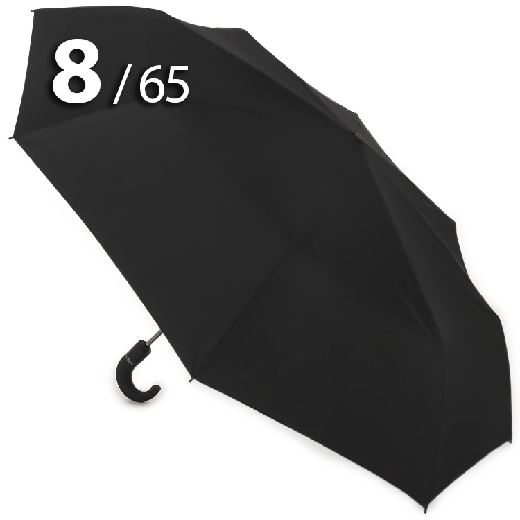 Зонт Три Cлона M-6802 Черный, мужской