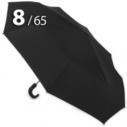 Зонт Три Cлона M-6802 Черный, мужской
