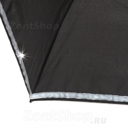 Зонт Knirps X.050 Rookie Manual BLACK REFLECTIVE (светоотражающая полоса) 1000 (светоотражающая полоса)