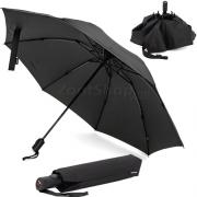 Зонт с обратным отрытим закрытим Knirps Re³ 1008 black черный