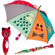 Зонт детский PIERRE VAUX 4020 23 Кошка ручка дерево красная