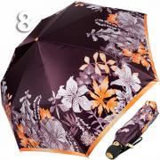 Зонт Три Слона L-3828 (A) 18798 Цветы Черный (сатин)