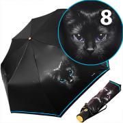 Зонт Три Слона L-3870 (A) 18818 Кошка голубая кайма