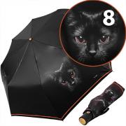 Зонт Три Слона L-3870 (A) 18821 Кошка коричневая кайма