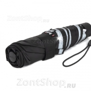 Зонт Knirps X.050 Rookie Manual BLACK REFLECTIVE (светоотражающая полоса) 1000 (светоотражающая полоса)