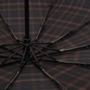 Семейный зонт с увеличенным куполом Три Слона M-6155 (17884) Клетка Черный
